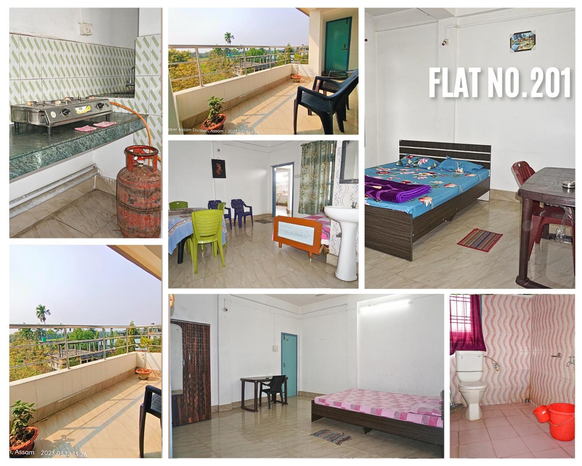 Taj Residency Holiday Homestay -Entire 1Bhk & 2Bhk Private Apartments -Call 767Ooo54Oo Jorhat Exterior photo